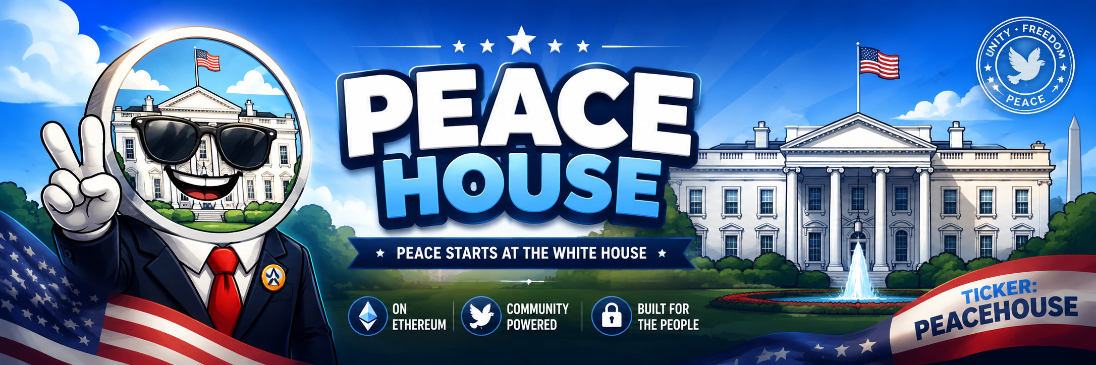 Peace House community banner